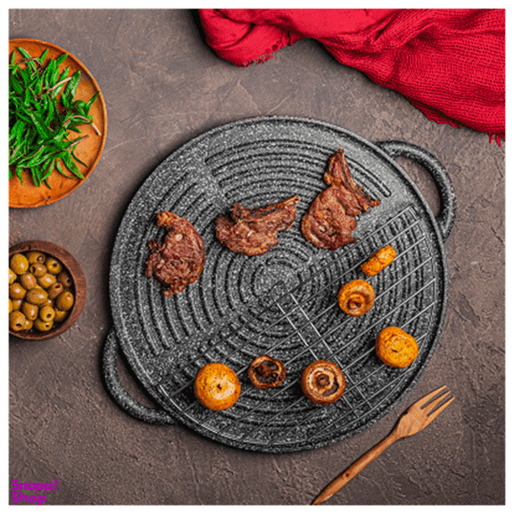 تابه گریل درب دار نالینو مدل دنیلی سایز 34