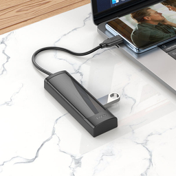 هاب USB چهار پورت Type-C هوکو مدل HB41 طول 20 سانتی متر