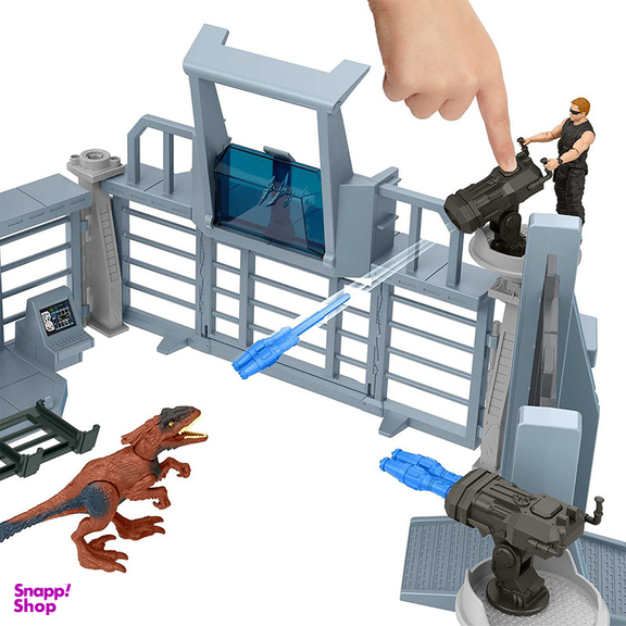 اکشن فیگور ماتیل مدل Jurassic World Outpost Chaos Playset