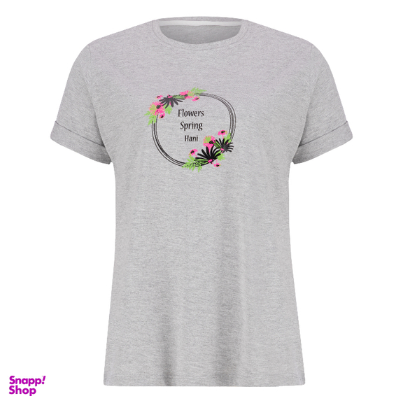 ست تیشرت و شلوارک زنانه کد 1017 رنگ طوسی