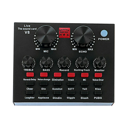 میکروفون کاندنسر و کارت صدا V8 مدل Dragon Sound Bm800