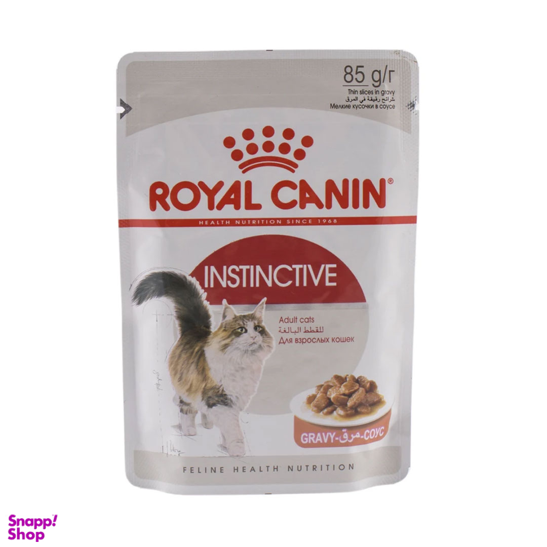 غذای پوچ گربه رویال کنین مدل Instinctive Gravy وزن 85 گرم