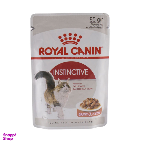 غذای پوچ گربه رویال کنین مدل Instinctive Gravy وزن 85 گرم
