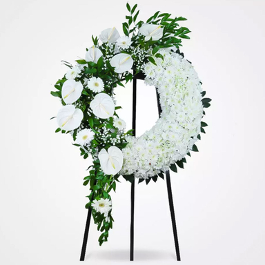 تاج گل طبیعی حلقه ای دلنشین