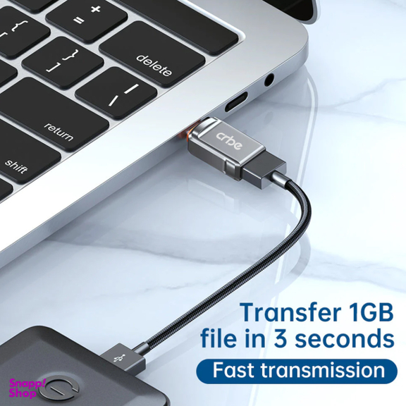 مبدل OTG USB به Lightning کربی مدل CR-W101