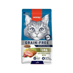 غذا خشک گربه بالغ ونپی مدل Grain Free طعم ماهی تن وزن 50 گرم