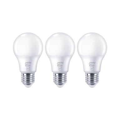 لامپ LED حبابی 20 وات بورسر مدل A80 پایه E27 بسته 3 عددی