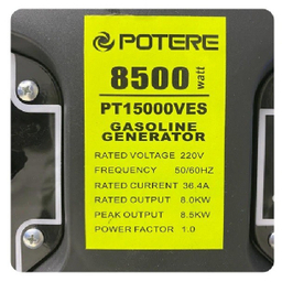 موتور برق بنزینی پوتر مدل PT15000VES