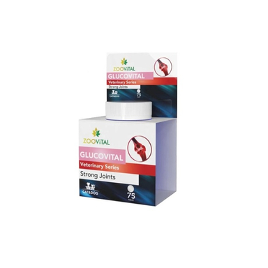 قرص مکمل گلوکوزامین سگ و گربه زوویتال مدل GlucoVital بسته 60 عددی