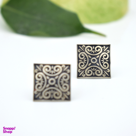 دکمه سردست نقره مردانه مدل مهراز کد CSE01