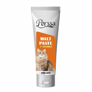 خمیر مالت گربه پرسا مدل malt+vitamin وزن 100 گرم