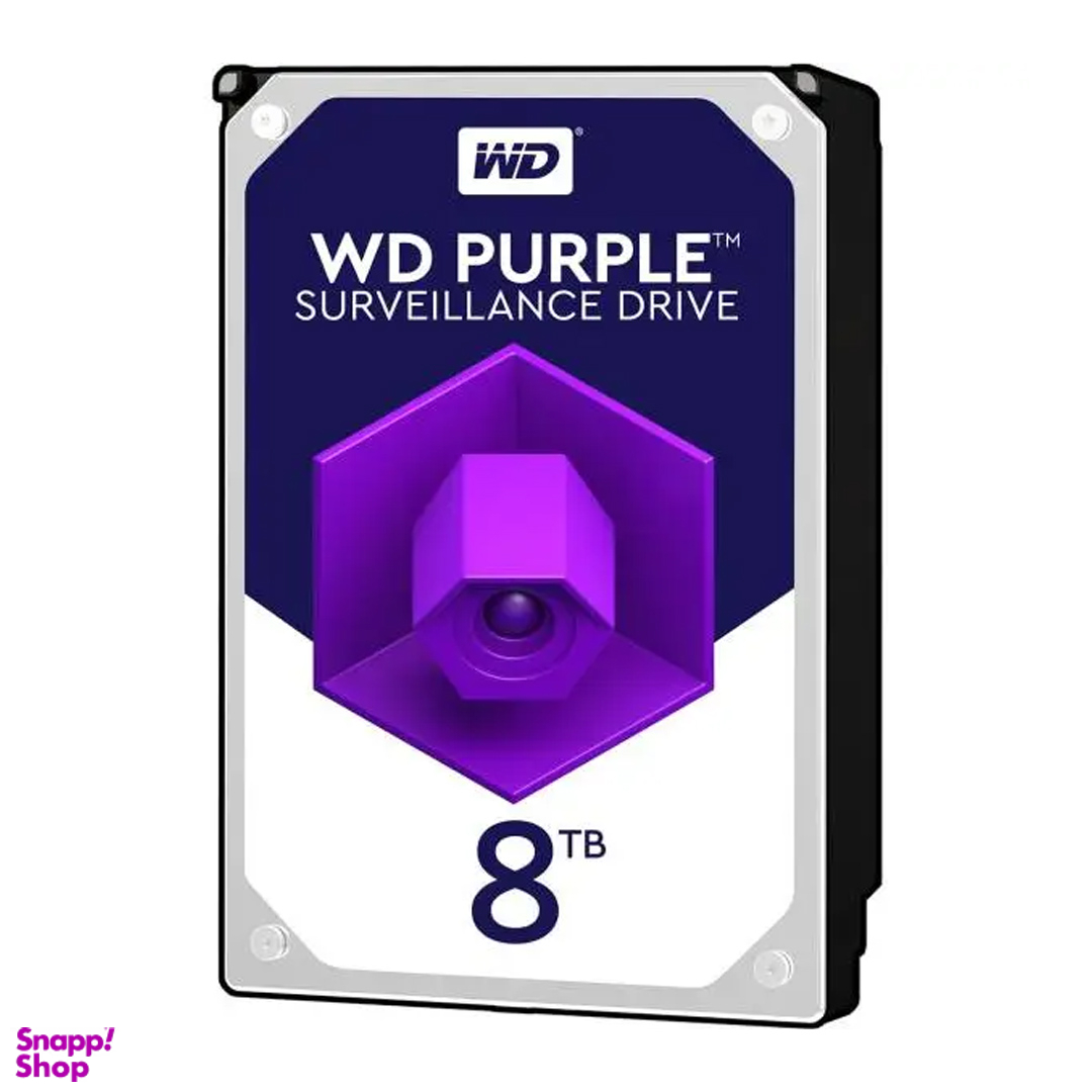 هارددیسک اینترنال وسترن دیجیتال مدل Purple WD80PURZ ظرفیت 8 ترابایت