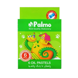 پاستل روغنی 6 رنگ پالمو کد 02