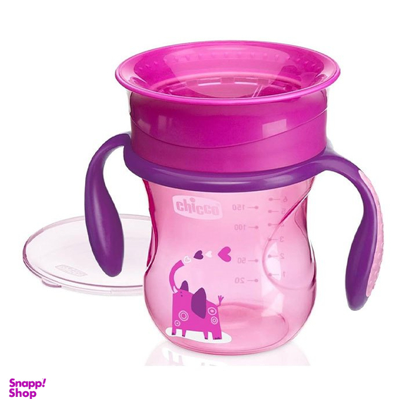 لیوان دسته دار کودک چیکو مدل perfect cup گنجایش 260 میلی‌ لیتر