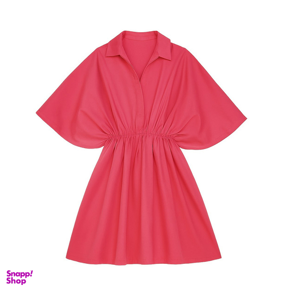 مانتو دخترانه مدل 0256 رنگ سرخابی