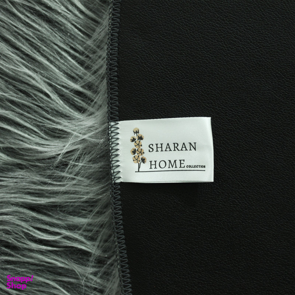 فرش ماشینی شاران هوم طرح خز پرز بلند مدل اسفنج دار