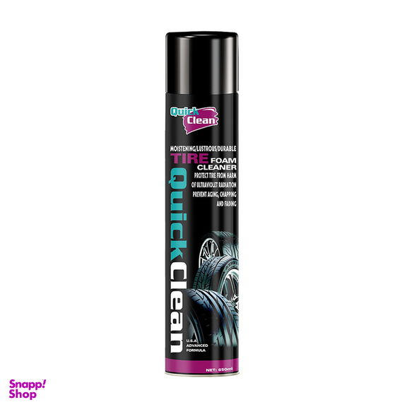 فوم لاستیک خودرو کوئیک کلین مدل FORMULA حجم 650 میلی لیتر