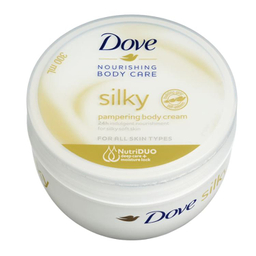 کرم مرطوب کننده داو مدل Silky حجم 300 میلی‌ لیتر
