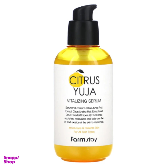 سرم پوست فارم استی مدل Citrus Yuja Vitalizing حجم 100 میلی لیتر