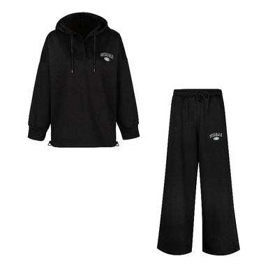 ست هودی و شلوار زنانه لوینت مدل اورجینال کد 6366 رنگ مشکی