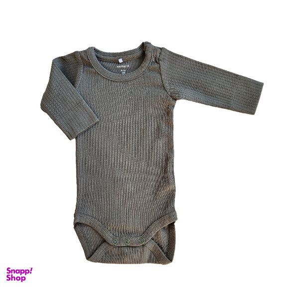 بادی نوزادی نیم ایت کد 10254 رنگ سبز تیره