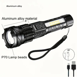 چراغ قوه شارژی مدل Anyice P70 کد SKU-147