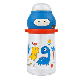 آب میوه خوری رووکو مدل دایناسور نی دار ظرفیت 350 میلی لیتر