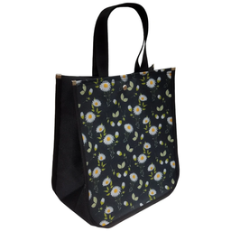 ساک دستی زنانه مدل دکمه ای طرح بابونه کد 02