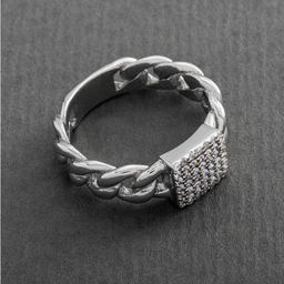 انگشتر طلا 18 عیار زنانه جواهری سون کد 0117