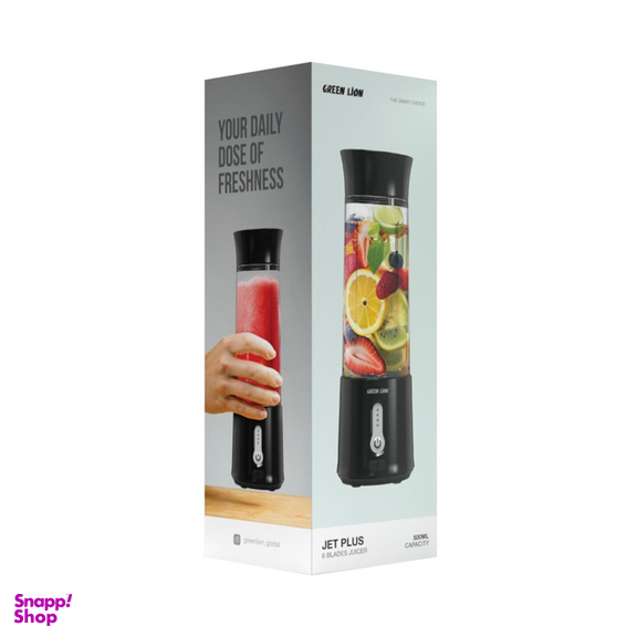 شیکر شارژی گرین لاین مدل Jet Plus Six Blades Juicer گنجایش 0.5 لیتر
