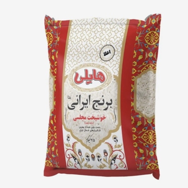 برنج اعلا ایرانی ندا هایلی وزن 4.5 کیلوگرم