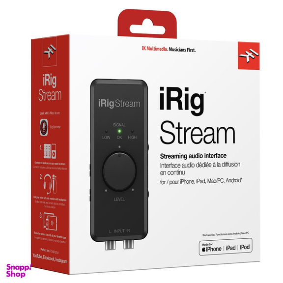کارت صدا آی کی مالتی مدیا مدل iRig Stream