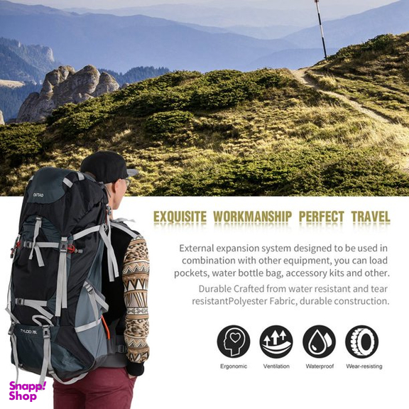 کوله پشتی کوهنوردی 75 لیتری مدل external frame
