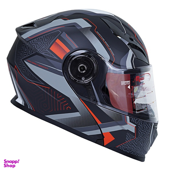 کلاه کاسکت ردلاین مدل فک متحرک عینک دار کد RD_939
