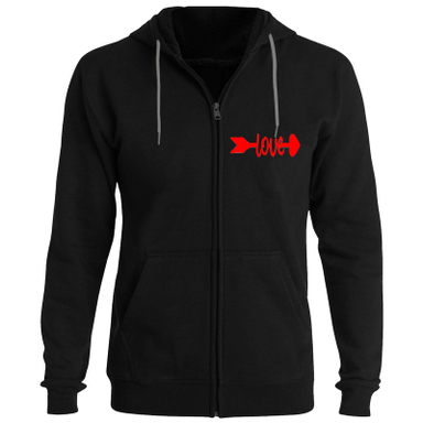 سویشرت دخترانه مدل F05 LOVE رنگ مشکی