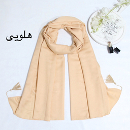 شال زنانه آنالیا مدل نخی دور دوخت منگوله دار کد 9613