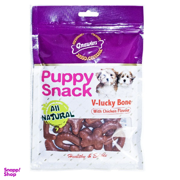 تشویقی سگ گناولرز مدل  PUPPY SNACKS وزن 270 گرم