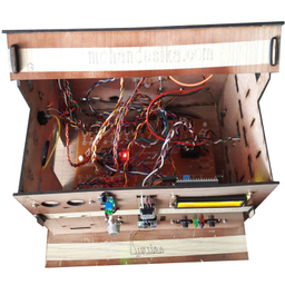 ماکت آموزشی مهندسیکا مدل خانه هوشمند کنترل موبایل Blutooth-022