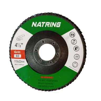 سنباده فلاپ دیسک ناترینگ مدل AJ-GRIT60/115*22MM