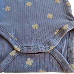 بادی نوزادی نیم ایت طرح برگ شبدر کد 10255 رنگ آبی تیره