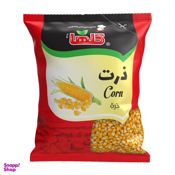 ذرت گلها وزن 450 گرم بسته بندی سلفونی