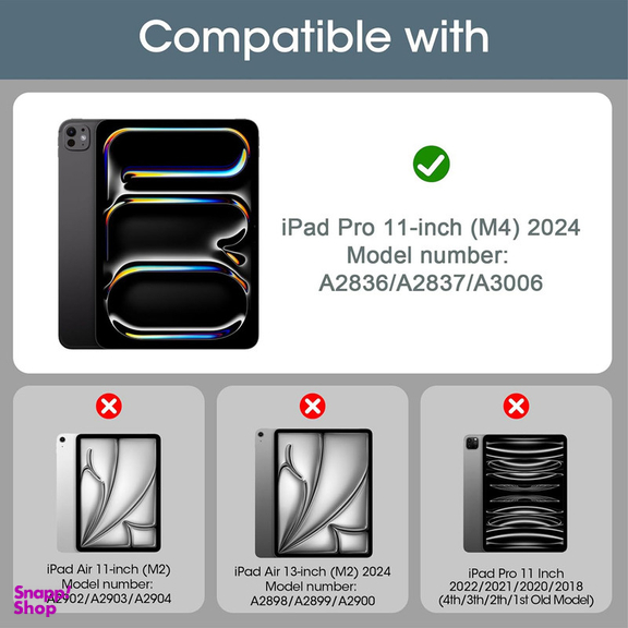 کاور تبلت سامورایی مدل MEGATRON مناسب برای اپل iPad Pro 11 2024