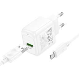 شارژر دیواری هوکو مدل CS52A USB به همراه کابل MicroUSB