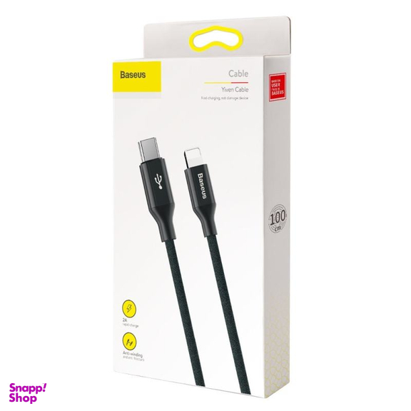 کابل تبدیل USB-C به لایتنینگ باسئوس مدل Yiven طول 1 متر