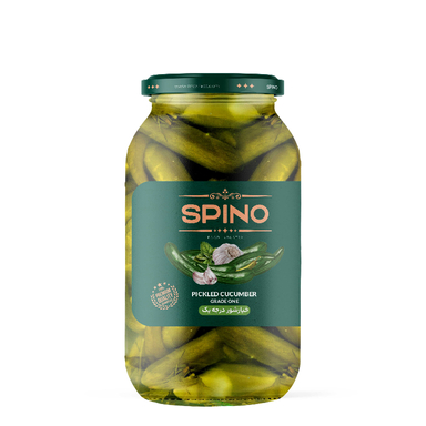 خیارشور درجه یک اسپینو وزن 1450 گرم