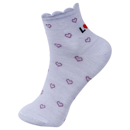 جوراب زنانه آرسس طرح قلب کد 411 مجموعه 6 عددی