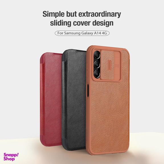 کیف کلاسوری نیلکین مدل Qin Pro Leather مناسب برای گوشی موبایل سامسونگ Galaxy A14 4G