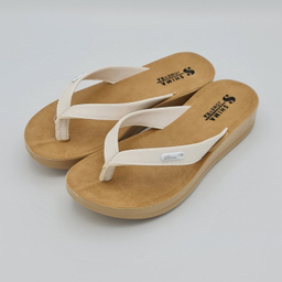 دمپایی زنانه شیما مدل جمیرا کد 074 رنگ سفید