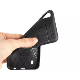 قاب موبایل ژله ای اتو فوکوس مدل Jelly Case طرح چرم مناسب Samsung Galaxy M10