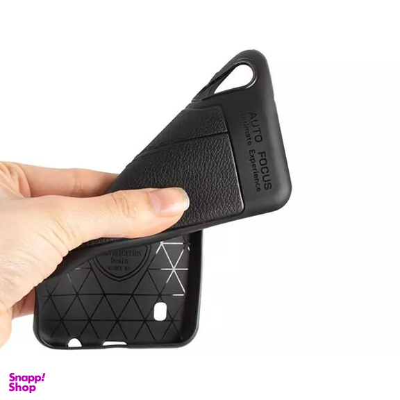 قاب موبایل ژله ای اتو فوکوس مدل Jelly Case طرح چرم مناسب Samsung Galaxy M10